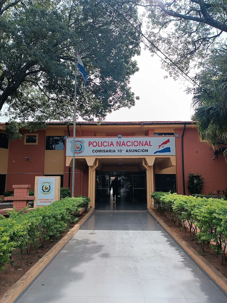 Comisaría Décima de la Policía Nacional, zona eje corporativo, Asunción Paraguay